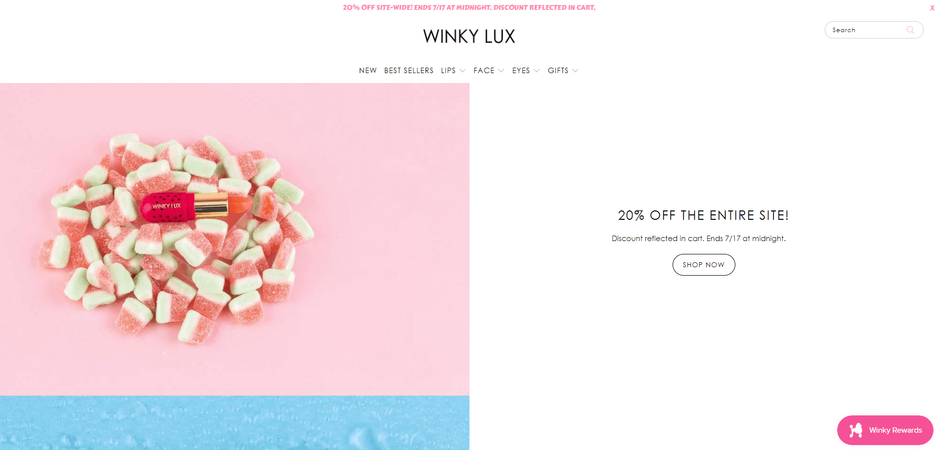 Winky Lux优惠码2024 全场彩妆无门槛8折促销满额包邮